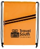 Good Value™ Neon Multi-Zippered Drawstring Backpack - Neon orange